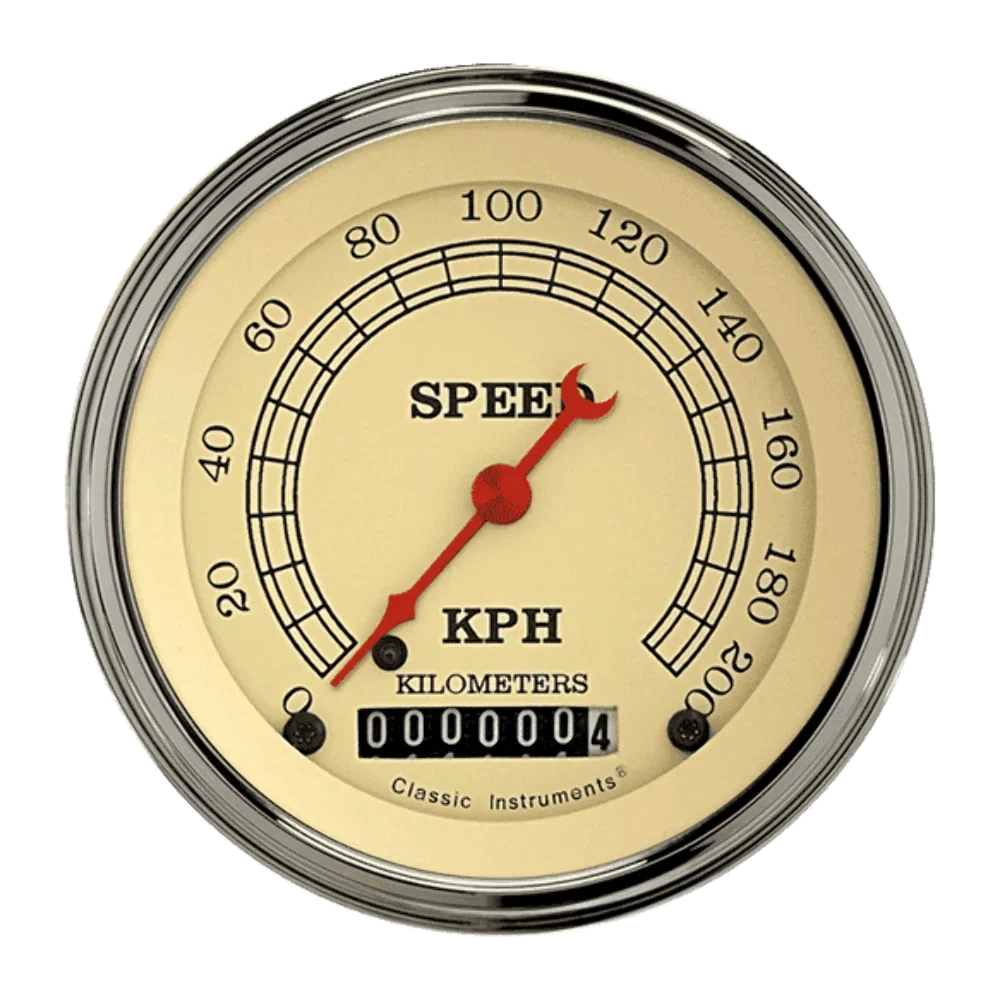Vintage 3 3_8_ Speedometer VT59SLF